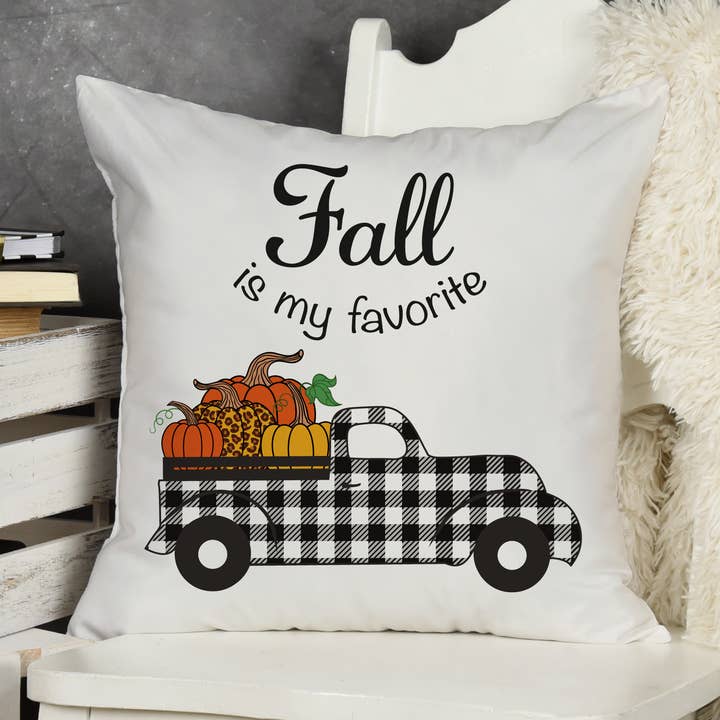 Fall Is My Favorite Throw Pillow for wholesale by Potter's Printing