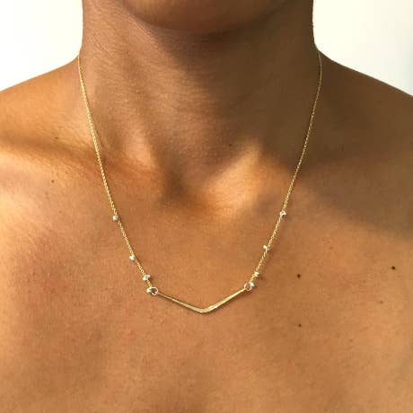 YedOmi Jewelry - Wholesale Pendant/Charm Necklace - Chevron Necklace- 18 inches1