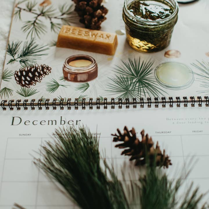 Herbal Academy - Vente Calendrier - CALENDRIER SANS DATE SUR 12 MOIS POUR LE BIEN-ÊTRE DES PLANTES2