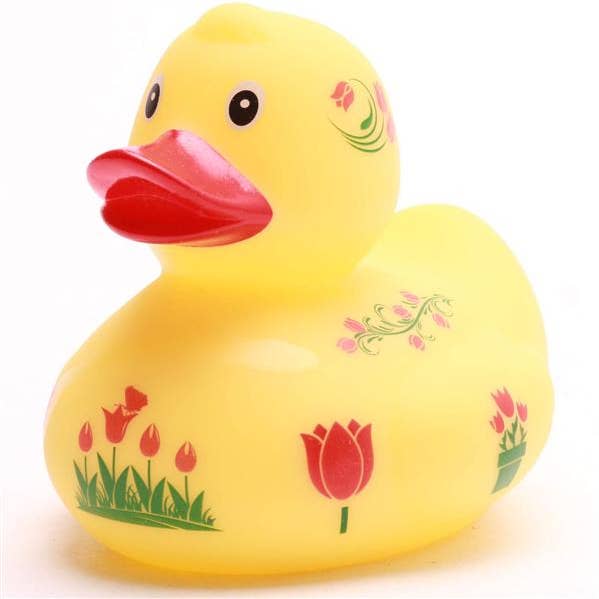 Duckshop - Wholesale Bath toy – Baby - Bath Duck Tulip - yellow - Rubber Duck4