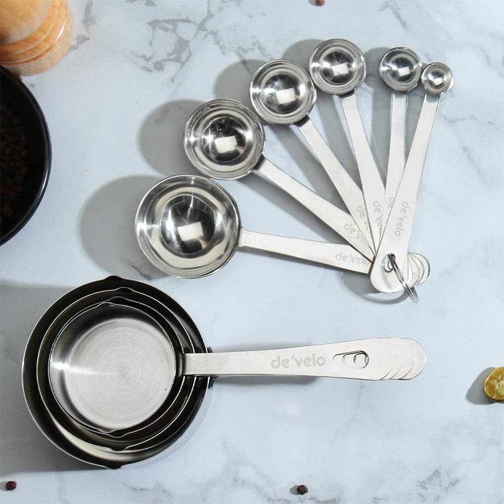 DE'VELO INC. – wholesale Måttbägare – Måttsats med koppar och skedar3