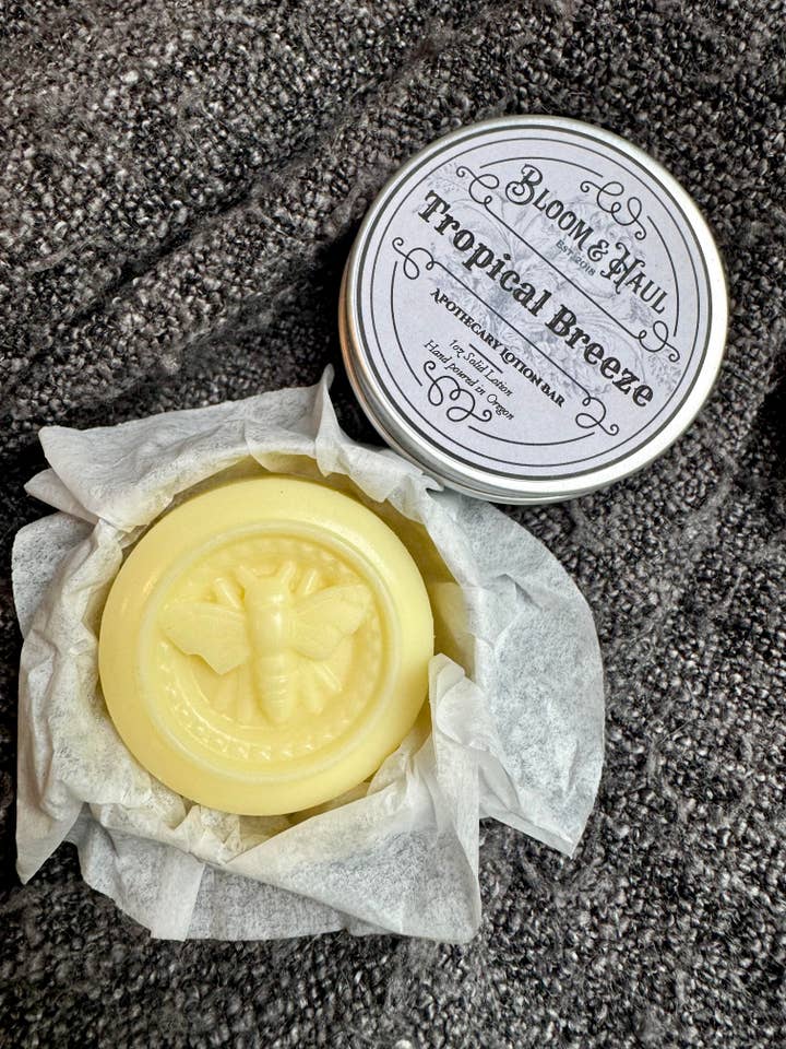 Fester Bienenwachs-Lotion-Bar – Umweltfreundlich für den Großhandel von Bloom & Haul