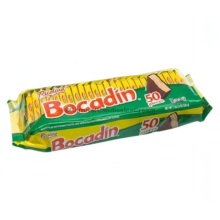 Bocadin Chocolate Wafer Mexican Candy (50 Count) for wholesale by Carnival Candies & Ice Cream Inc.