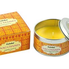 Green Tree - Wholesale Travel Candles - Goloka Nag Champa Travel Tin0
