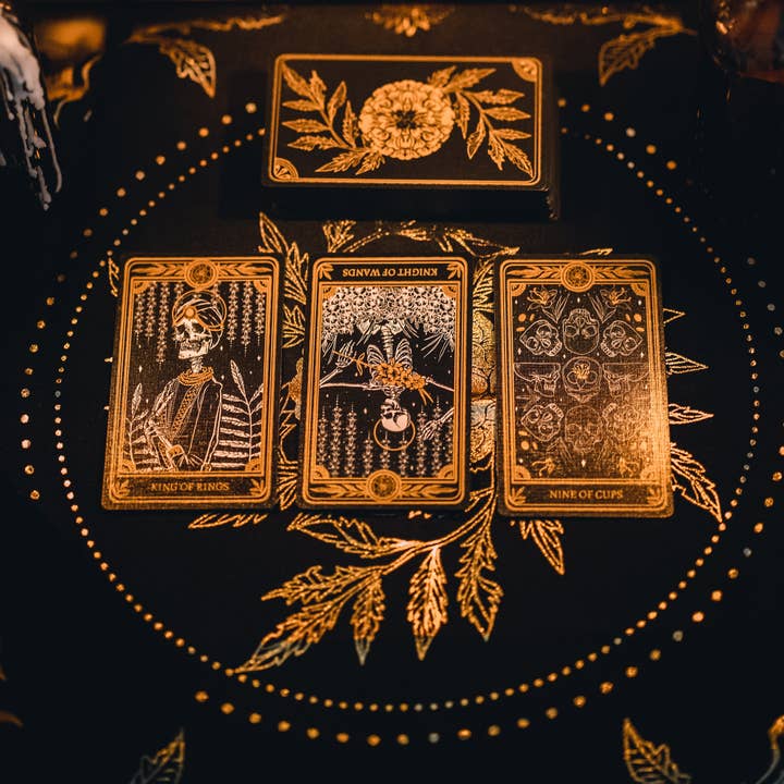 13th Press - Wholesale Tarot Cards - Tarot Cloth - "Teeth and Bone"