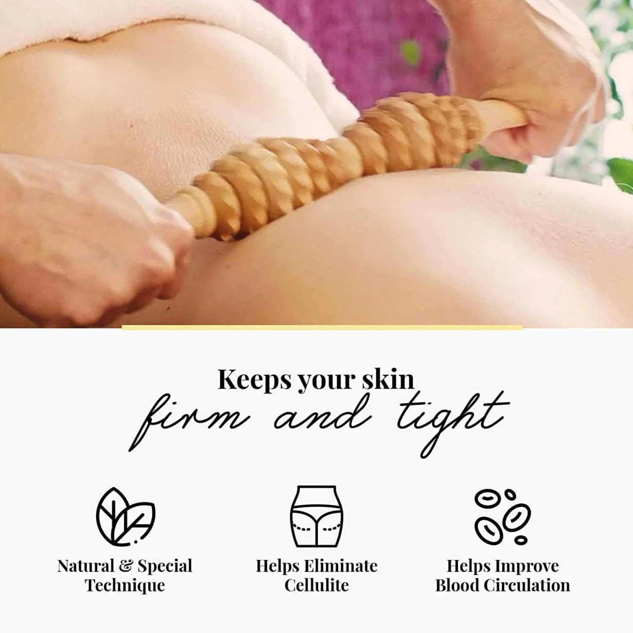 Tuuli GmbH - Wholesale Body Massager - Wooden Cellulite Massage Roller Tool Brush Massager Leg Body2