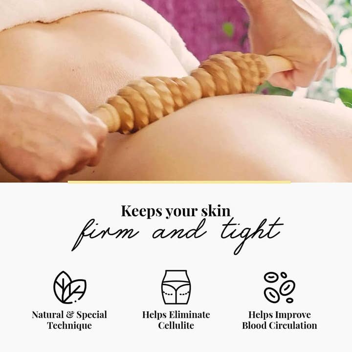 Tuuli GmbH - Wholesale Body Massager - Wooden Cellulite Massage Roller Tool Brush Massager Leg Body2