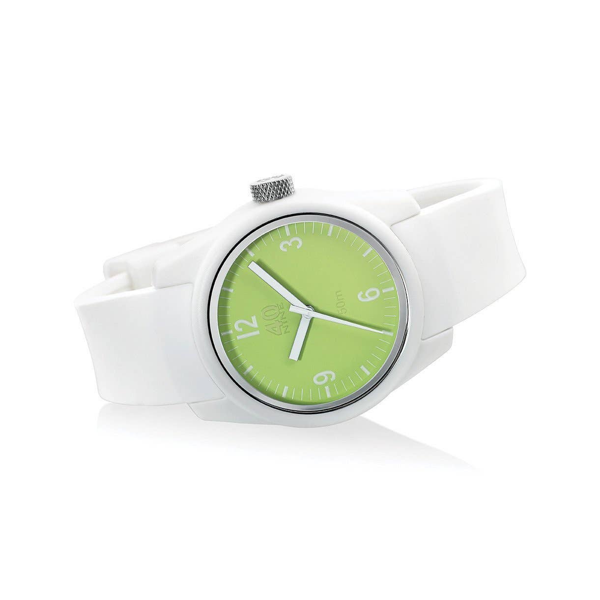 40Nine - Wholesale Wrist Watch - Women's - Basic 40N2.4.2L Ladies 35mm Watch - Green Dial - White