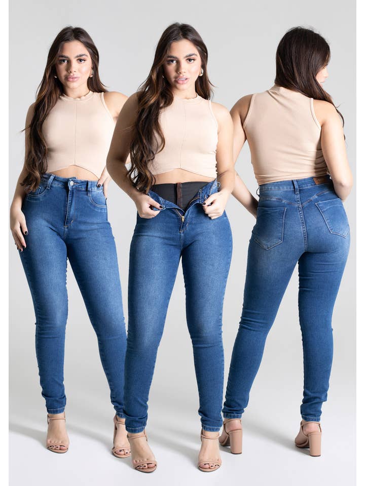Sawary Jeans - Wholesale Jeans - Women's - Sawary Super Shaper High-Waisted Jeans for Women 5