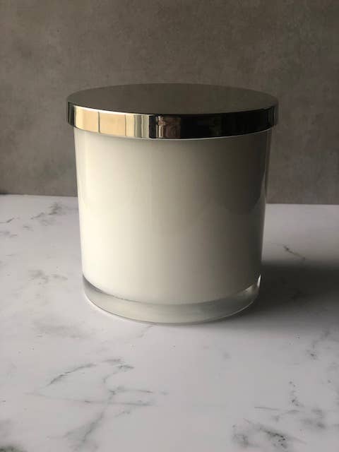 Ever Rose Candle Co. – wholesale Burkljus – 8 oz. vit | Glas torktumlare ljus | Privat etikett/anpassad1