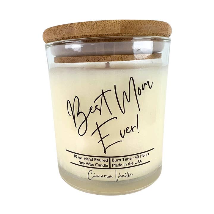 Best Mom Ever! - Mothers Day Candle - Soy Wax Candles for wholesale by Driftless Studios