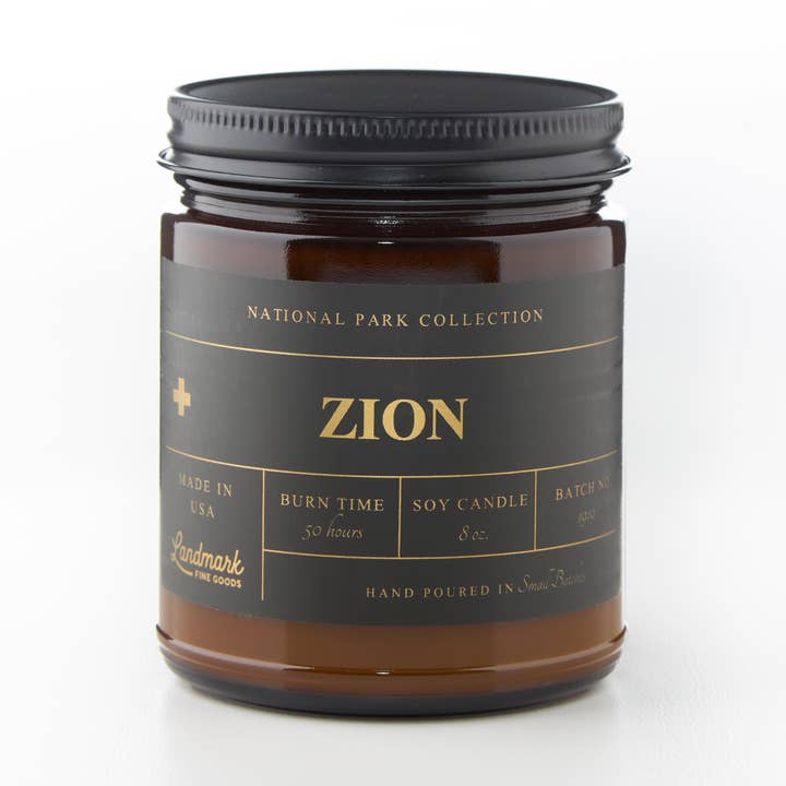 National Park Collectionâ„¢ Candle - Zion for wholesale by Landmark Fine Goods