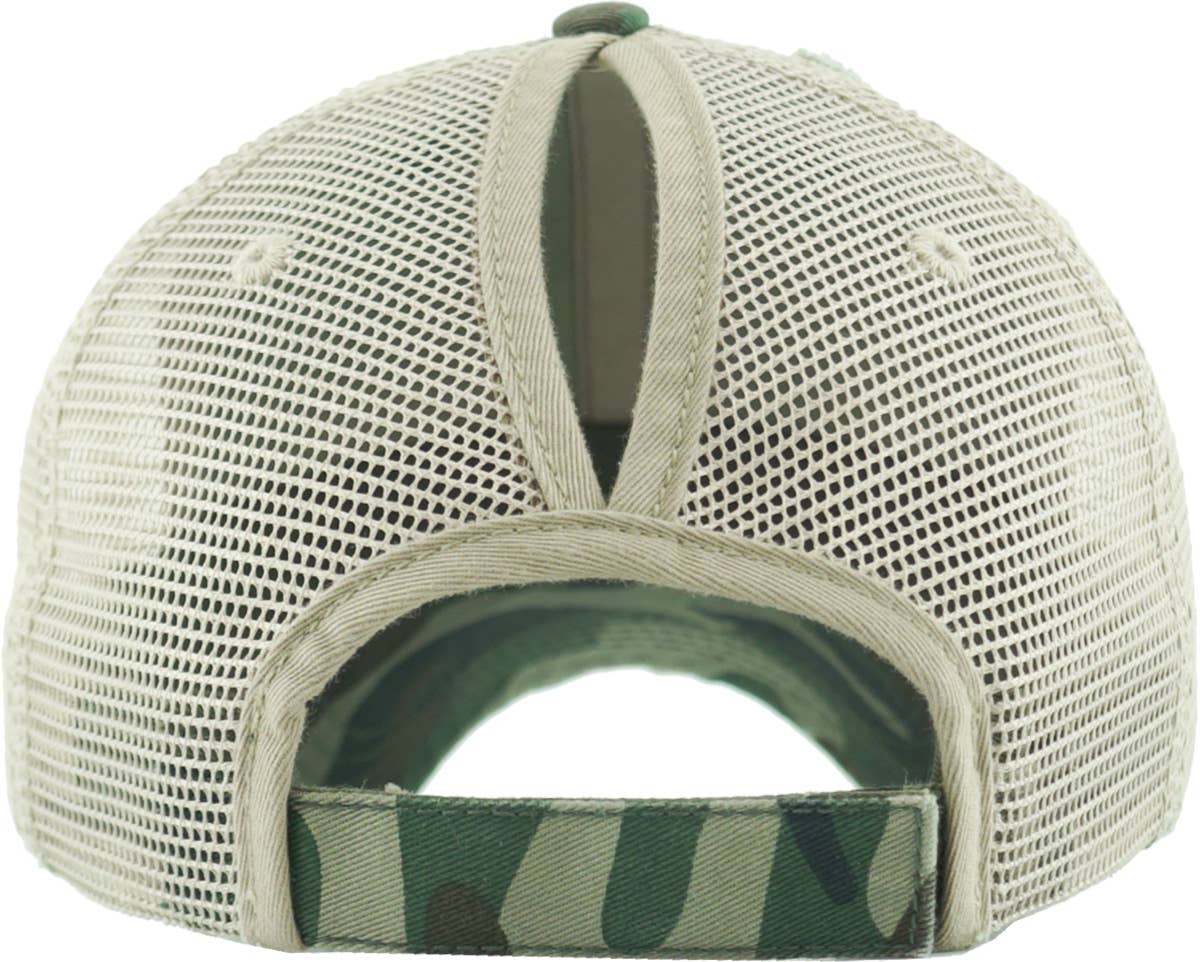 KBETHOS – Boné de beisebol - Mulher por atacado – Boné ajustável de malha com abertura para rabo de cavalo11