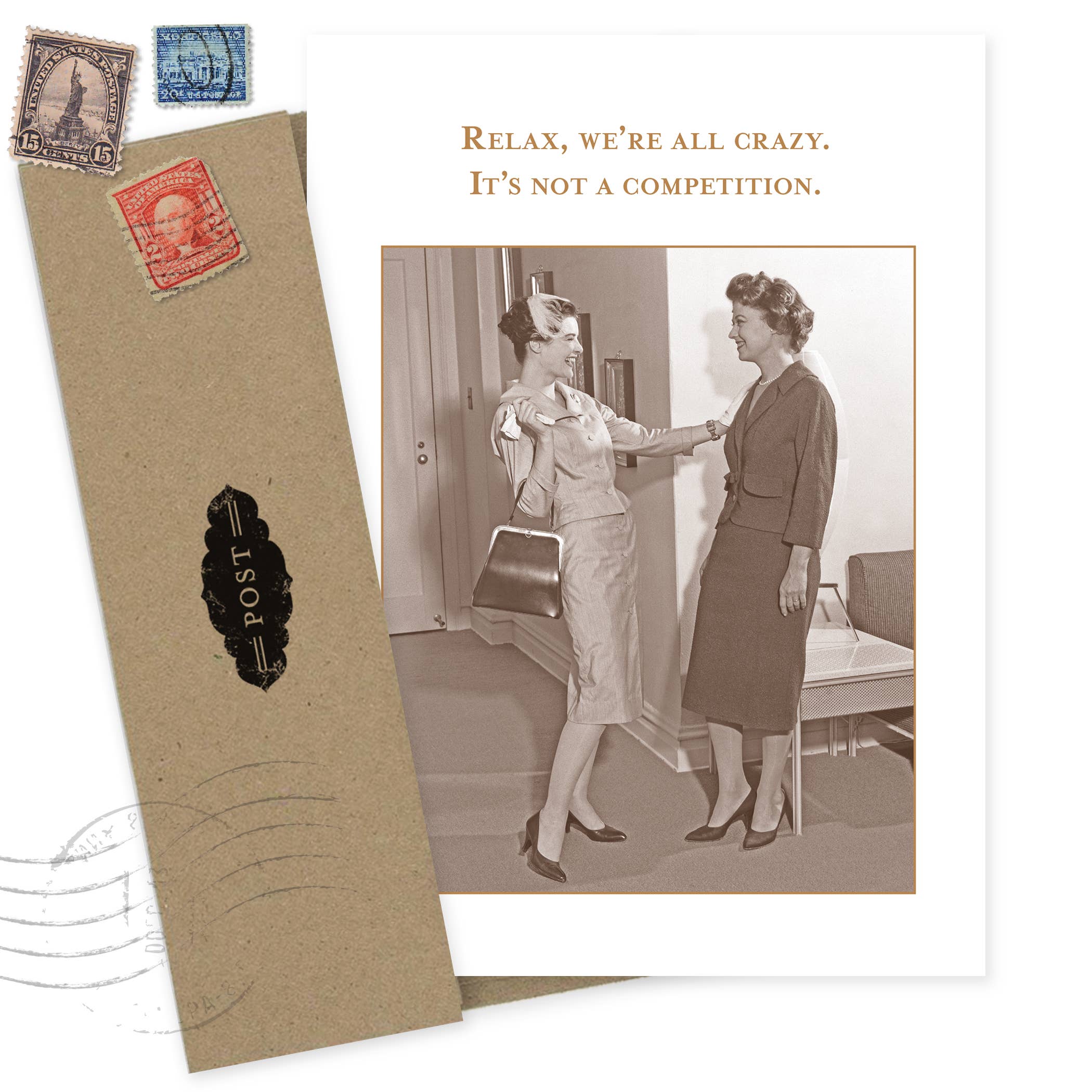 Shannon Martin Design - Wholesale Birthday Card - We're All Crazy Birthday Card2