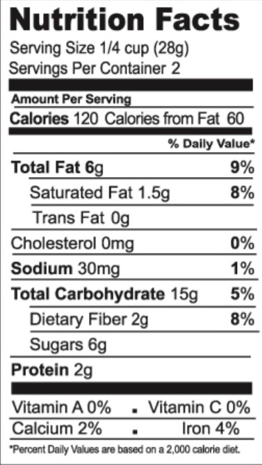 Golden Girl Granola - Wholesale Granola - Creative Cranberry Gourmet Granola Snack Packs 2 oz1