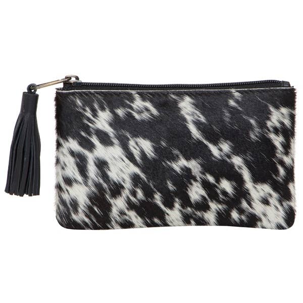 The Design Edge - Wholesale Clutch Bag - Women's - Small Tassel Cowhide Purse - York (71015)