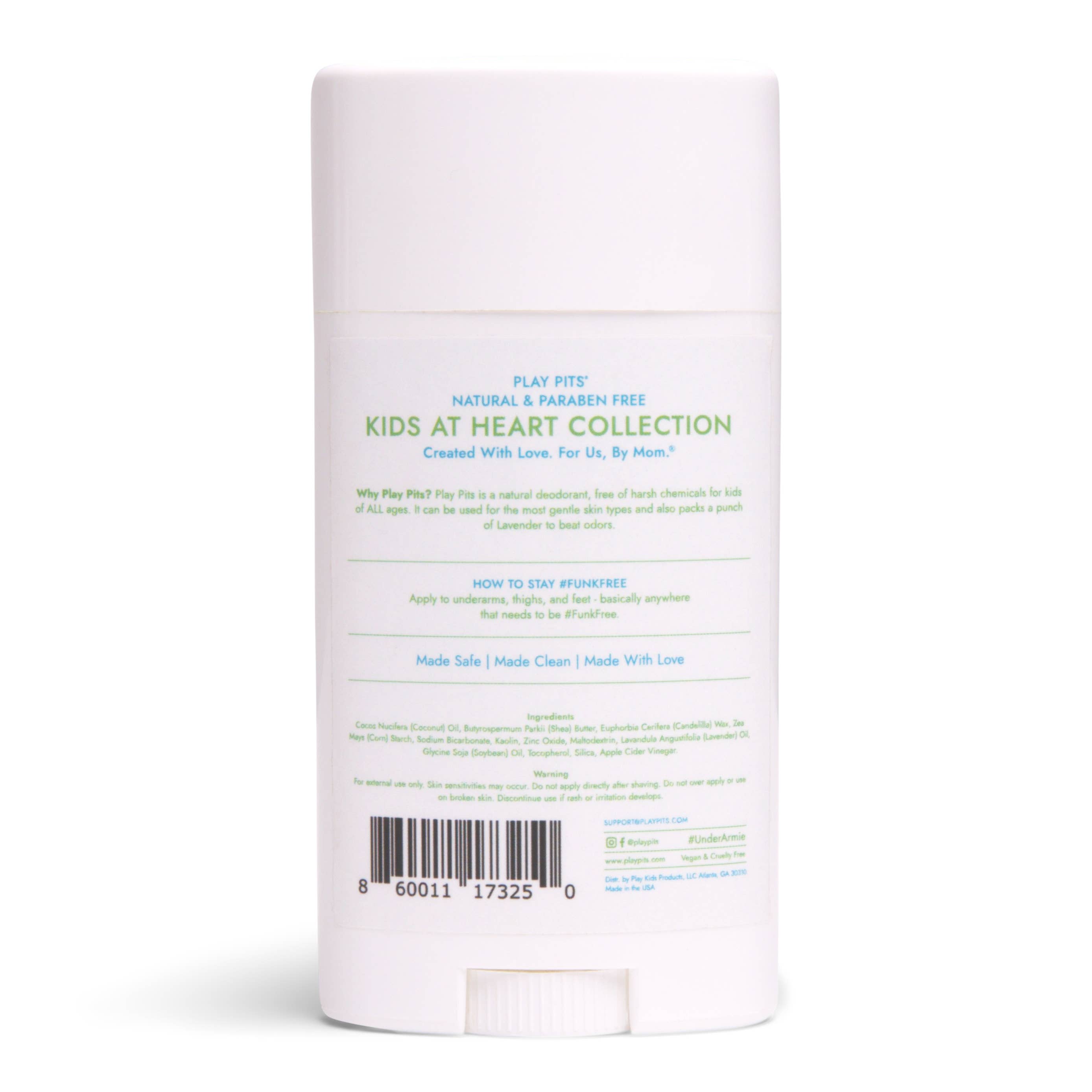 Play Pits - Vendita all'ingrosso Deodorante - Unisex - Deodorante naturale per il corpo a grandezza naturale | HAPPY 1