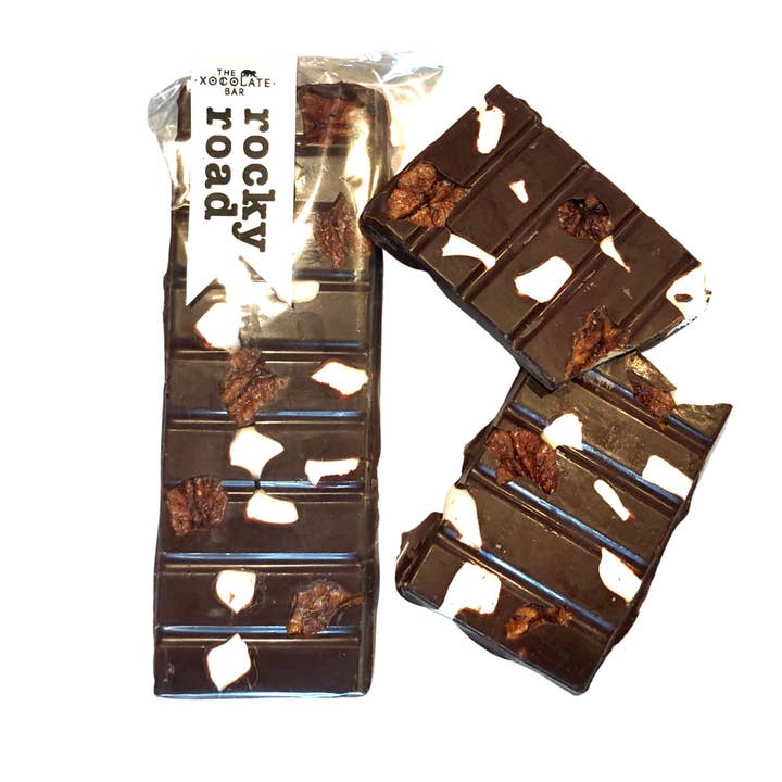 The Xocolate Bar - Wholesale Chocolate Bar - Vegan Rocky Road Bar - Organic Fair Trade Dark Chocolate3