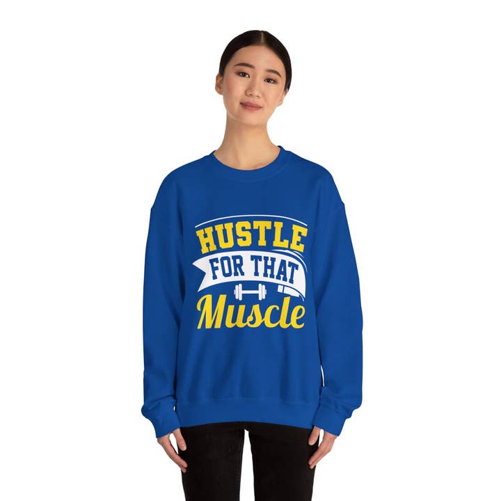 RC'nSONS - Wholesale Graphic Sweatshirt - Unisex - Hustle For That Muscle Unisex Sweatshirt18