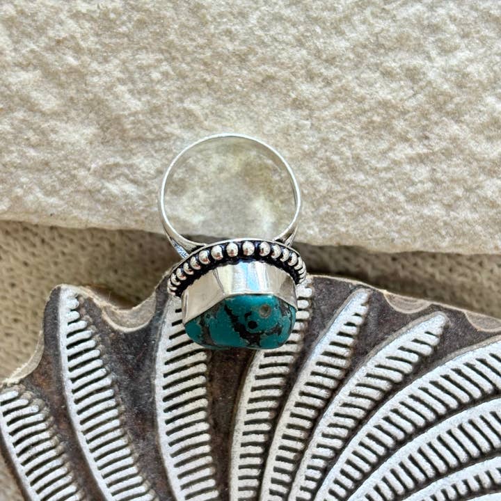 Wild Cactus Co. - Wholesale Cocktail/Statement Ring - TURQUOISE DIVINE RING SIZE 76