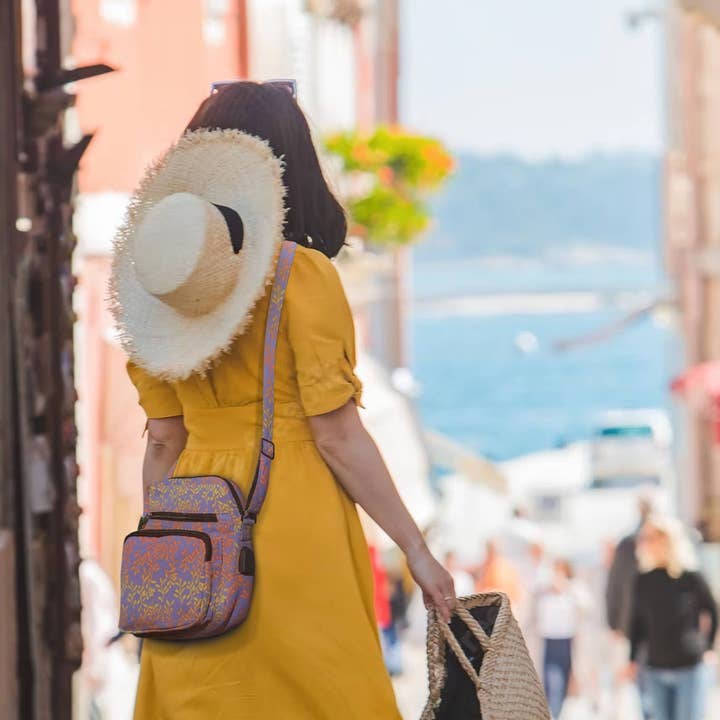 Calla Products - Vente Sac porté épaule – femme - Nupouch Sac à bandoulière anti-vol Spring Quartet - 4 motifs9