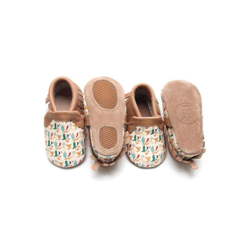 Ranch Raised ® - Wholesale Booties - Baby - Boot Mocc - The Dry Creek print1