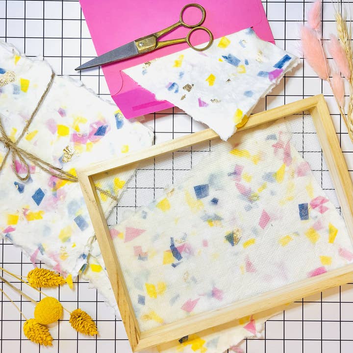 The Edinburgh Craft Club - Wholesale DIY Craft Kit - Terrazzo Paper Making Kit