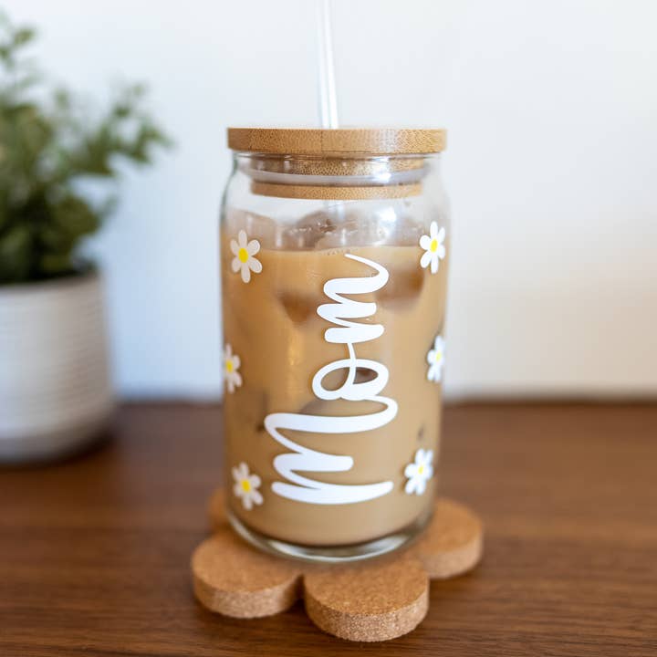 Bodhi Life Design - Wholesale Drinking Glass/Cup - Mothers Day Gift Personalized Cup, Mom Iced Coffee Glass Cup3