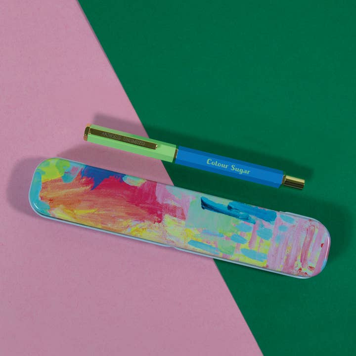 Arthouse Unlimited- Pen in Tin - SUGAR COLOR for wholesale by Portico Designs