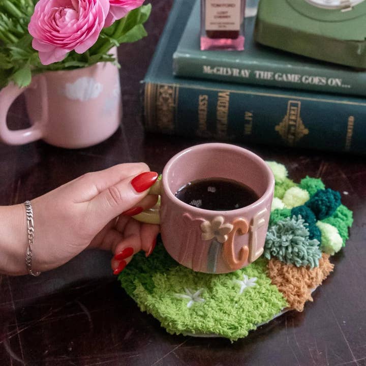 Craft Club – wholesale DIY craft kit – Grassy Garden - Moss Coaster Kit8