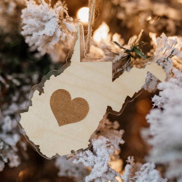 Adorno de corazón de Virginia Occidental para venta al por mayor de Loving WV