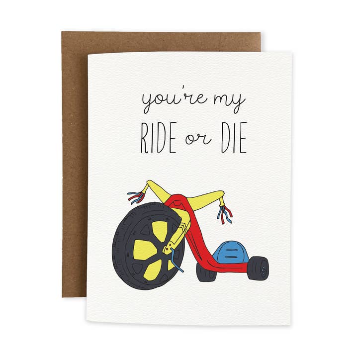 Ride or Die for wholesale by Joli Pop Paper Co.