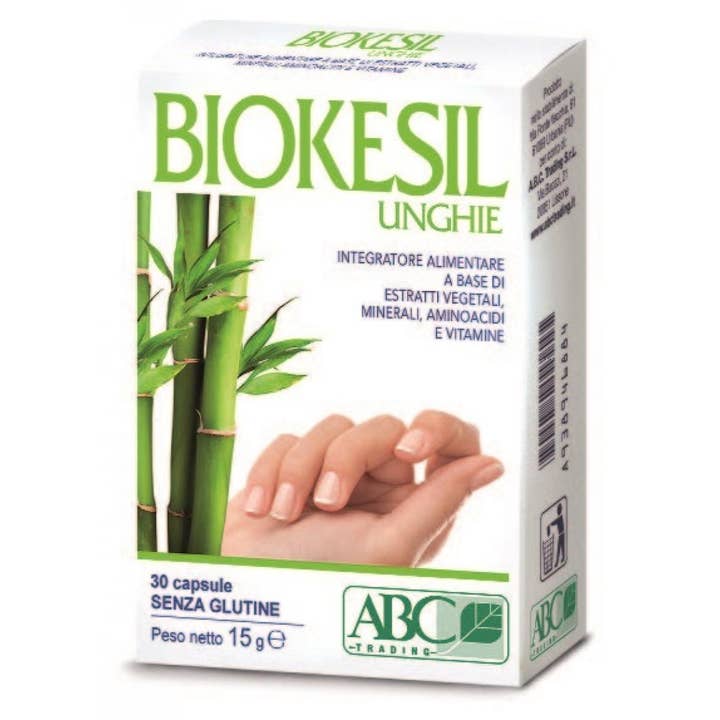 F47 |Cápsulas Biokesil Uñas Con Vitaminas E Minerales 30 Cáps. para venta al por mayor de pirotta srl