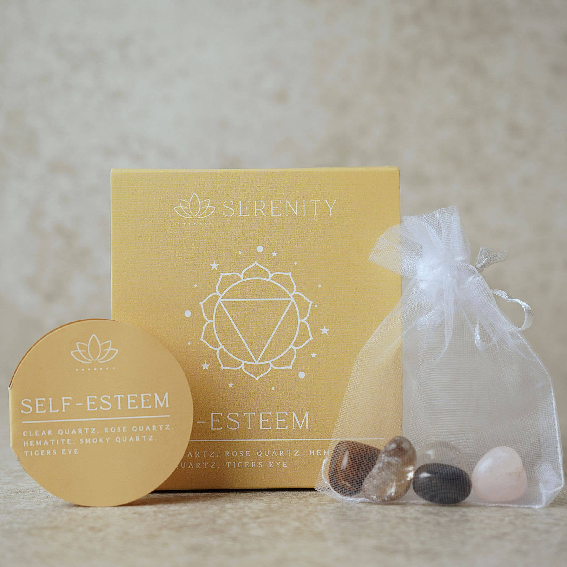 WIDDOP and Co. - Wholesale Ornament - **ASTD MULTI 24** Serenity Wellbeing Crystal Collection CDU15