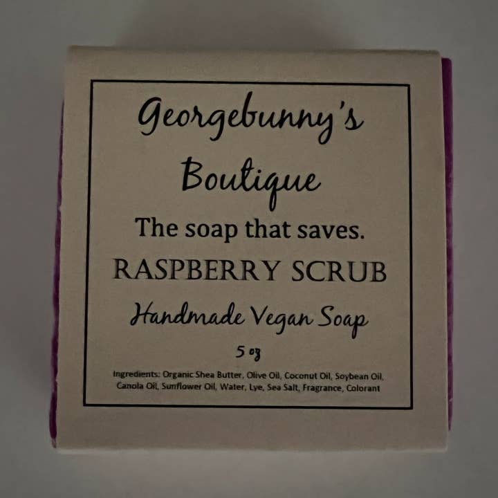 Hindbær Scrub for engroshandel hos Georgebunny's Boutique