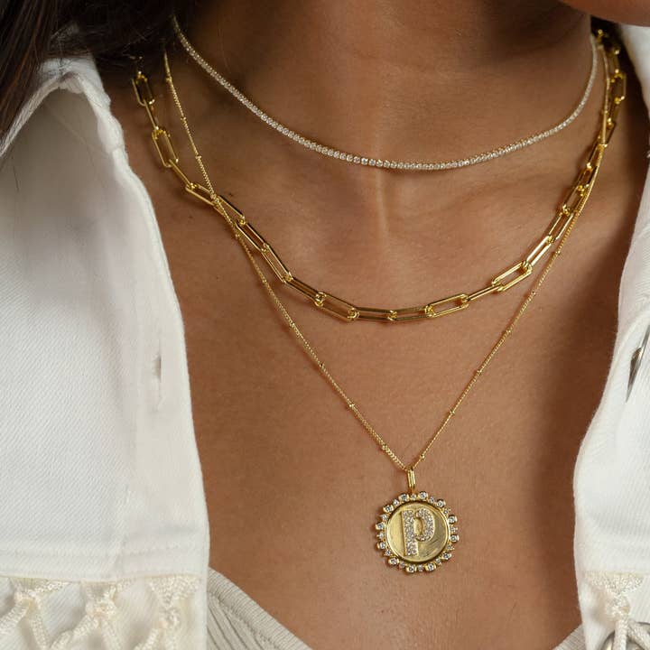 The Sis Kiss - Wholesale Individual Charm/Pendant - Vintage Coin Initial Charm3