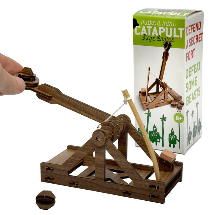 Copernicus Toys - Wholesale Building Set - Kids - mini Catapult : Wooden Engineering Model Building Kit