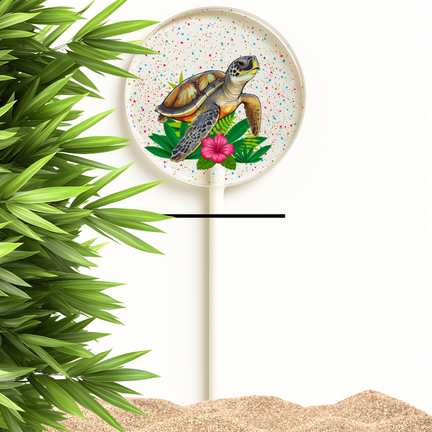 TheLollipopStudio - Wholesale Lollipop - Hawaiian Hibiscus & Aloha Lollipops, Tropical Favors8