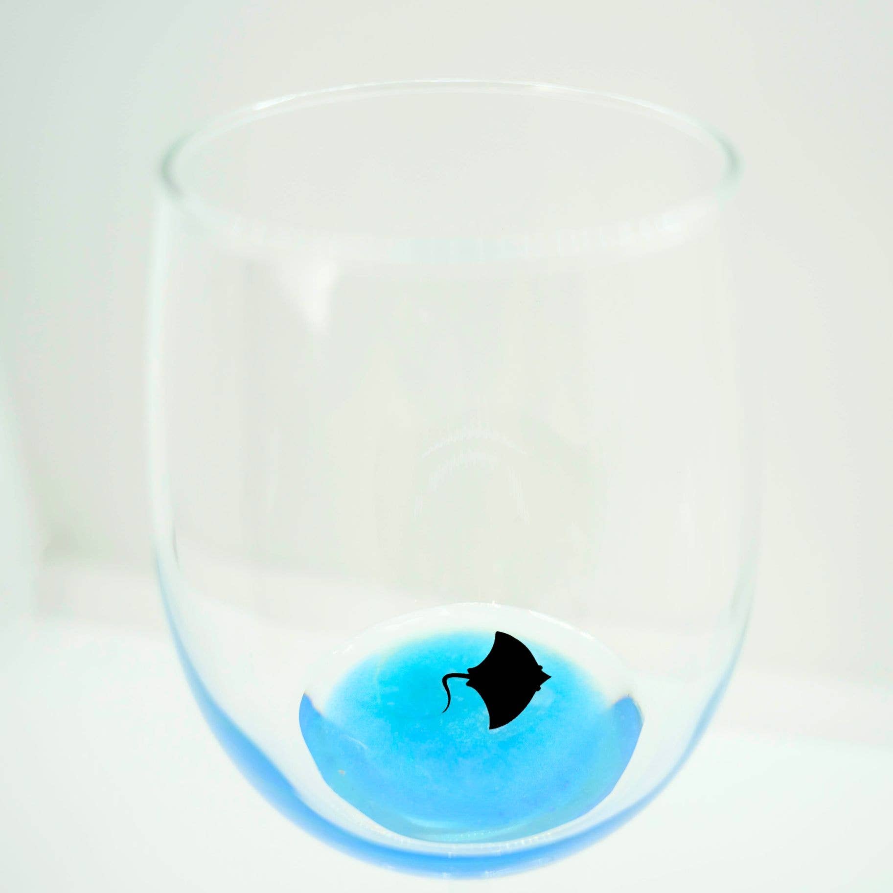 Mermaid of Hilton Head - Wholesale Wine Glass - Beach Resin Wine Glasses with Ocean animal swimming6