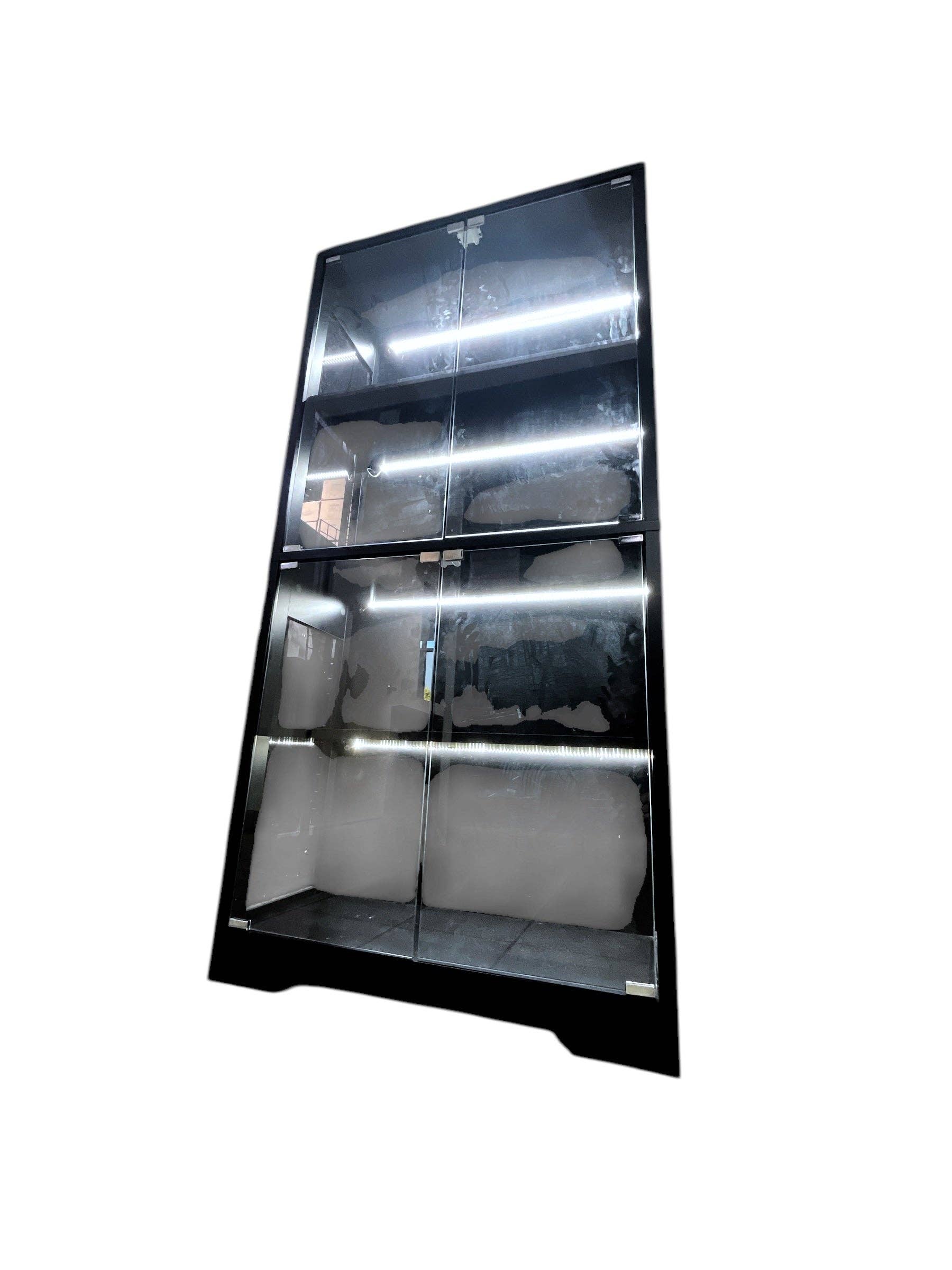Only Hangers - Wholesale Display Case - Display Cabinet with 4 Shelves and LED Lights Display2