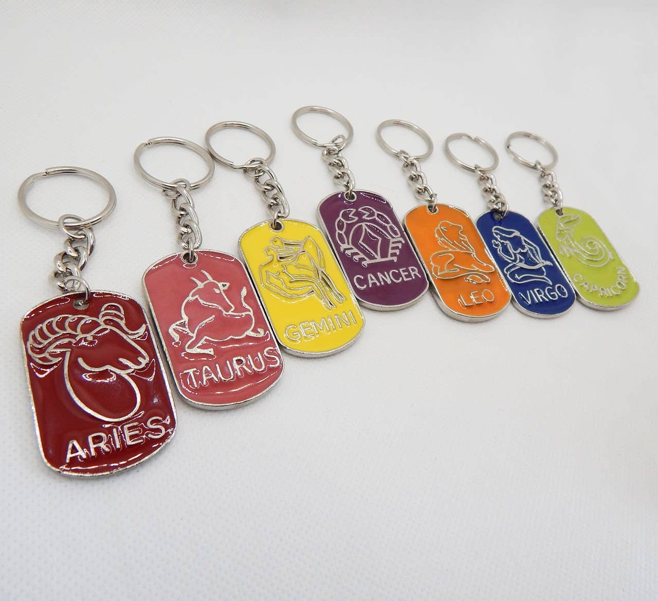 Hungry Ghost Press - Wholesale Keychain - Unisex - Zodiac Vintage Keychains1
