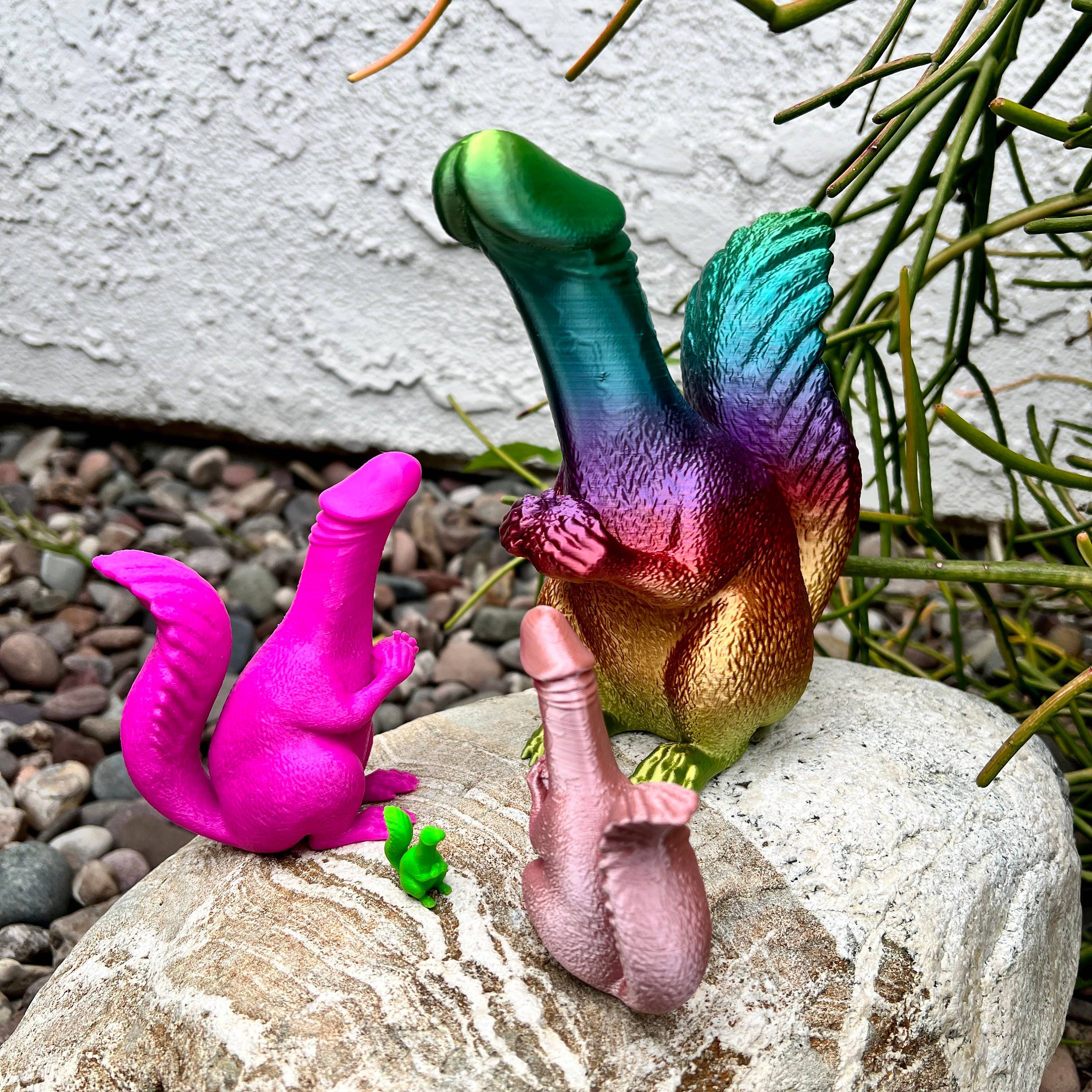 NumanPrints - Wholesale Gag Gift/Novelty Gift - Dickhead Squirrel Holding His Nut Adult Dick Unicorn4