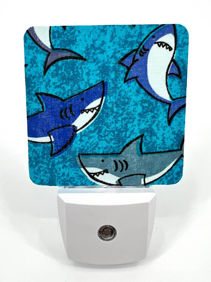 Sharks Night Light for wholesale by Rusty Canvas