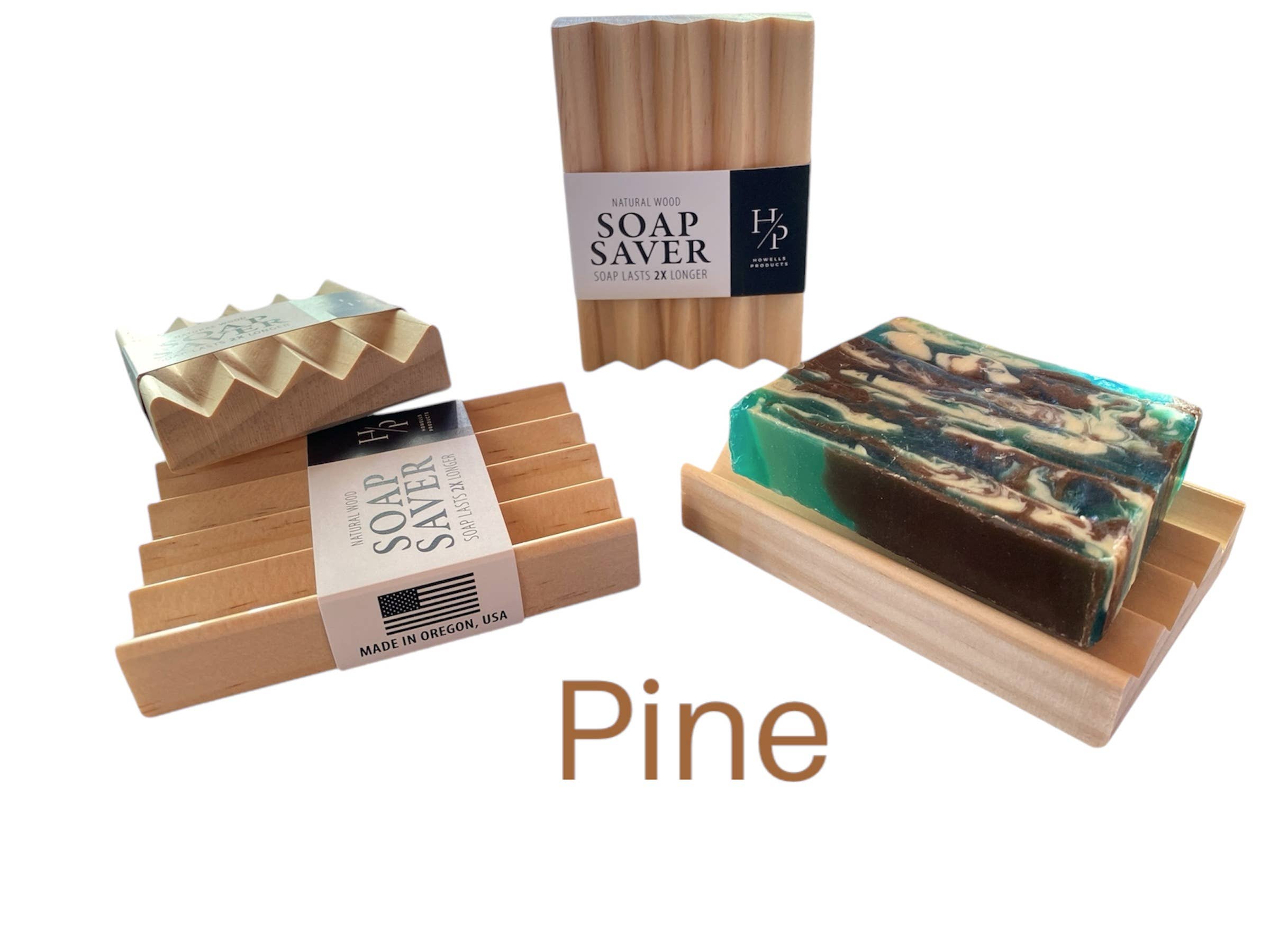 Howells Wood Products - Wholesale Bath Soap Dish - 12 ct. wood soap savers retail store shelf-ready w/ display1