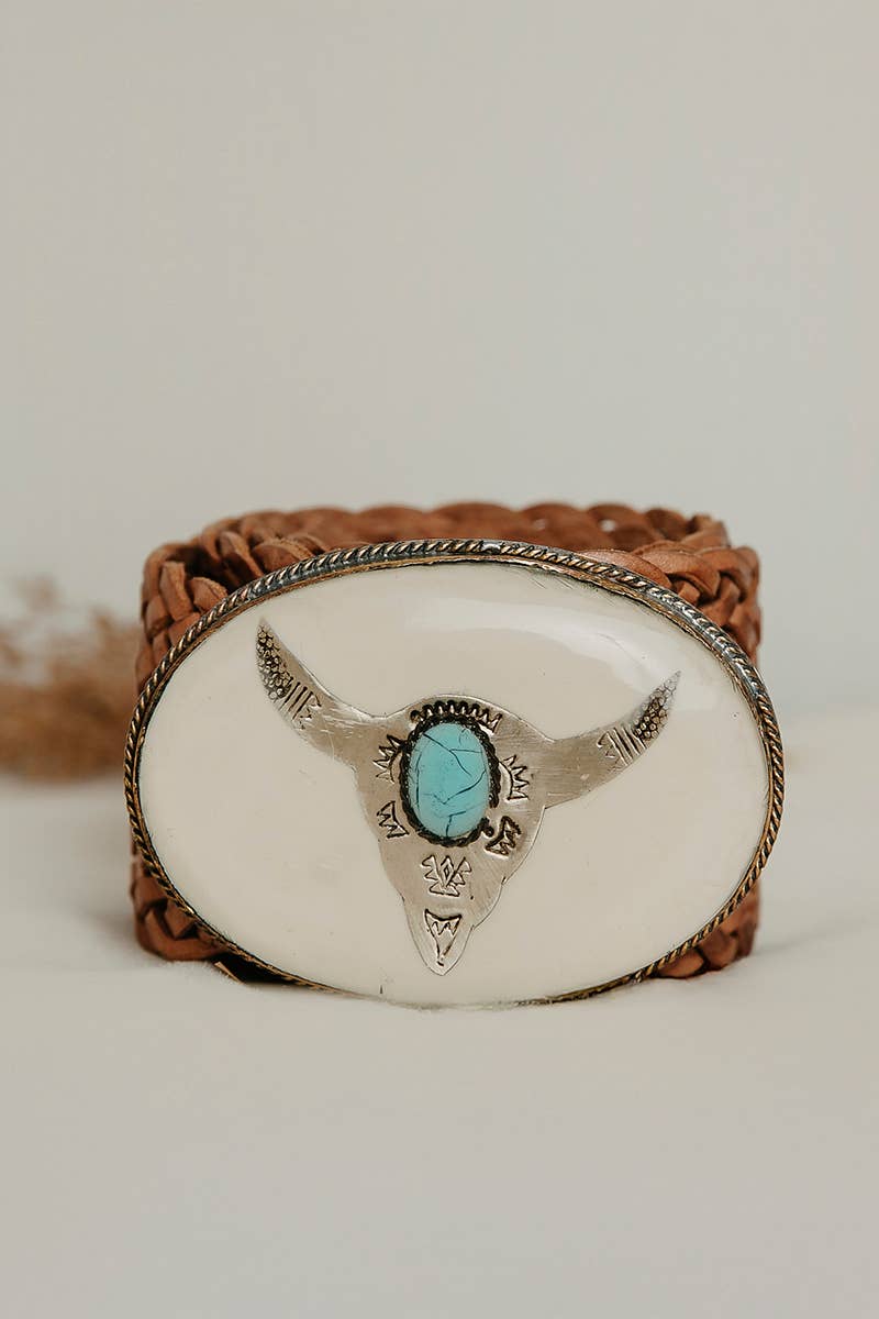 Lula Natura - Venta al por mayor Cinturón - Mujer - CINTURÓN DE CUERO BÚFALO ANCHO - EN NEGRO O MARRÓN2