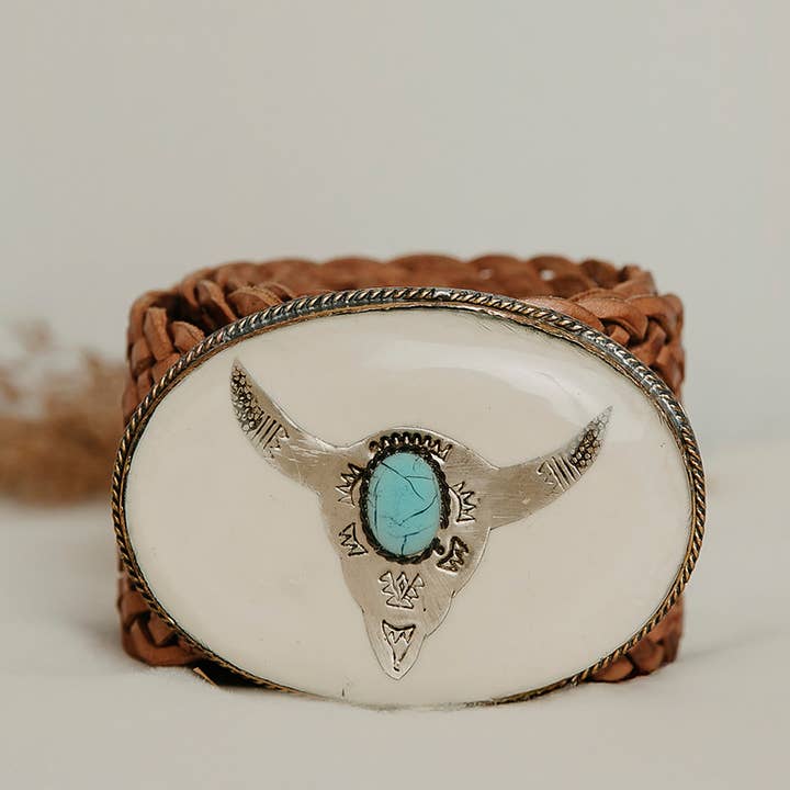 Lula Natura - Wholesale Belt - Women's - WIDE BUFFALO LEATHER BELT - IN BLACK OR BROWN2