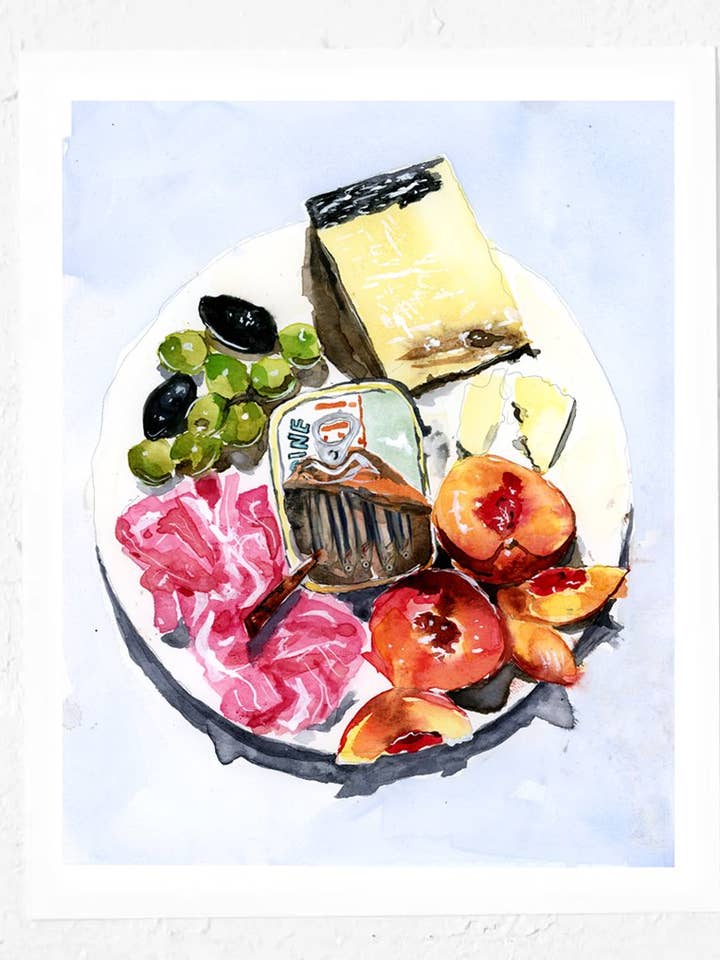 Girl Dinner for wholesale by Ashley Eisenman Art