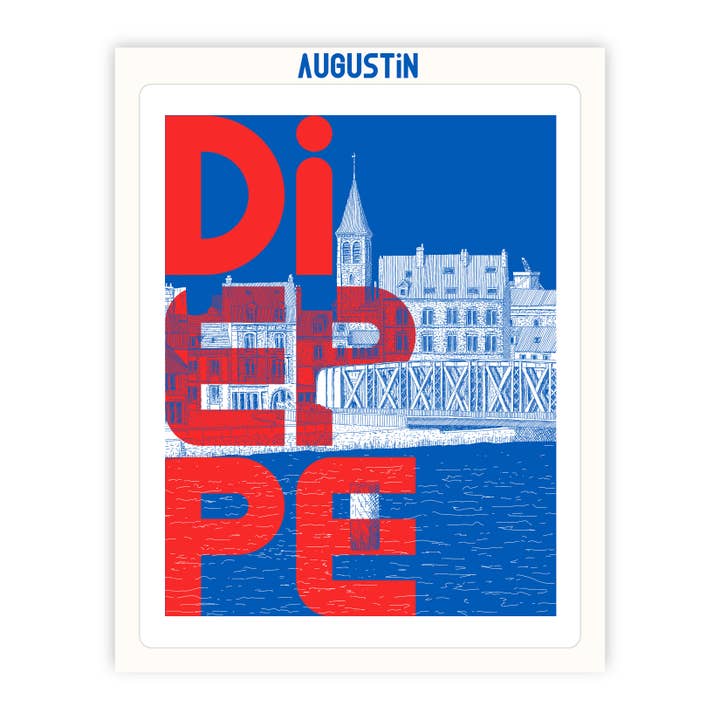 Augustin - Wholesale Poster - Dieppe (red) - display1