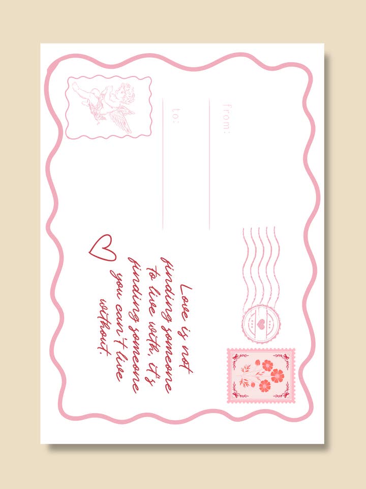 Postcard card for wholesale by Niki Candle