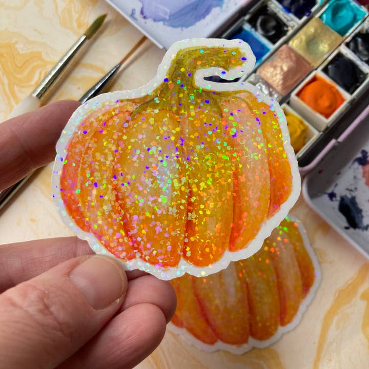 Pegatina calabaza de cosecha para venta al por mayor de stickersbyjodi
